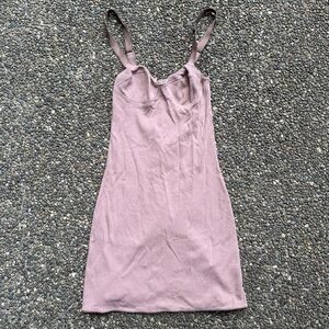 Skims Rose Clay Fits Everybody Slip Dress